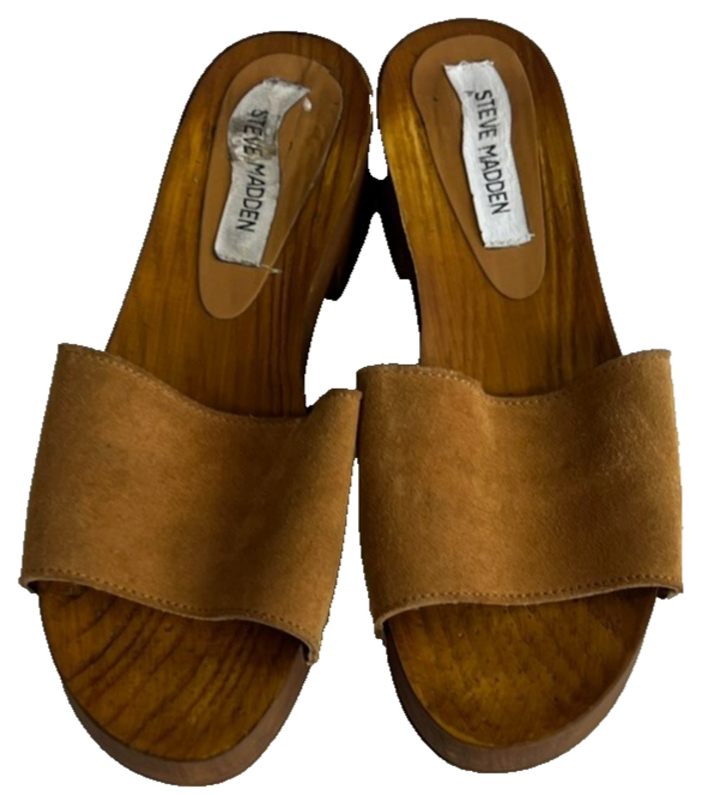 Steve Madden Women's Platform Heels Size 8 Brown Suede